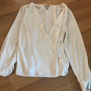 White blouse, cross over